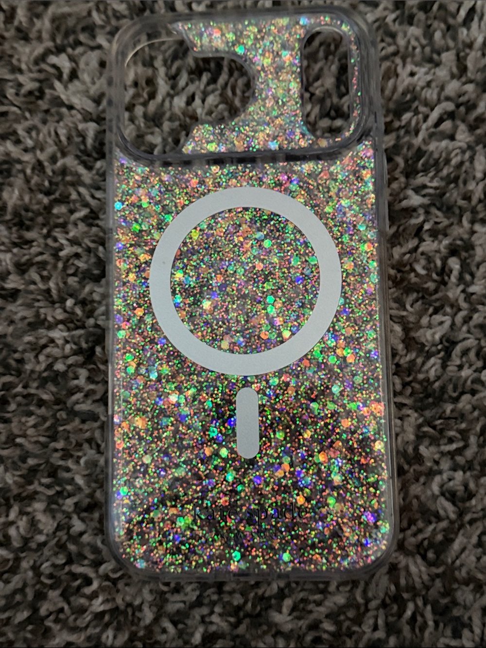 Glitter MagSafe-Compatible iPhone 17 pro max Case – Multicolor Sparkle